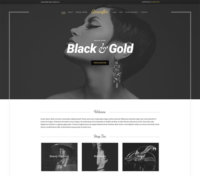 Amaryllis WooCommerce Theme