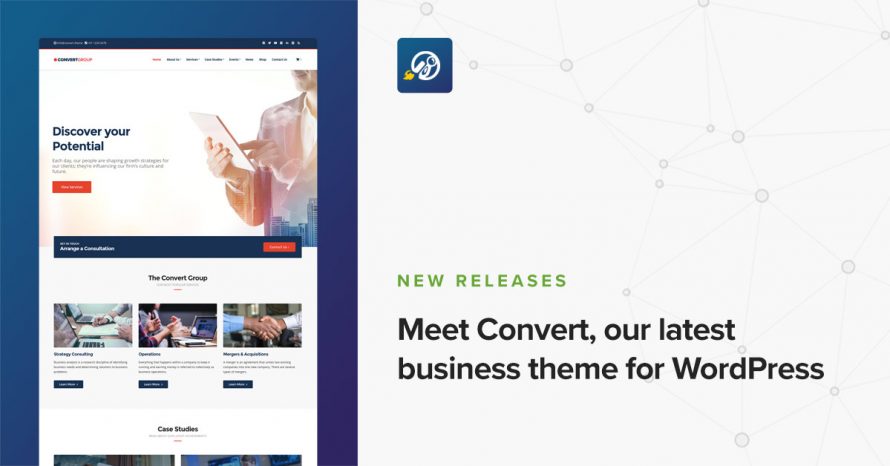 Meet Convert, our latest business theme for WordPress WordPress template