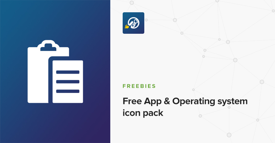 Free App & Operating system icon pack WordPress template