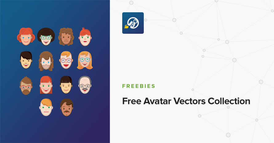 Free Avatar Vectors Collection WordPress template