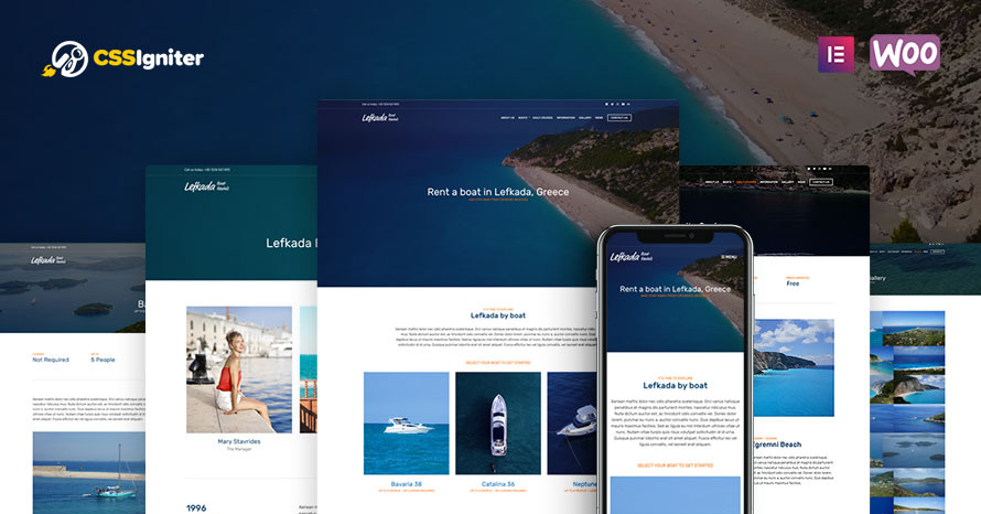 Meet our new small business WordPress theme, Lefkada WordPress template