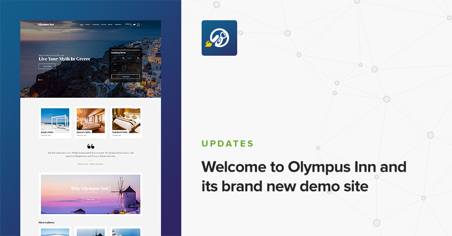 Welcome to Olympus Inn and its brand new demo site WordPress template