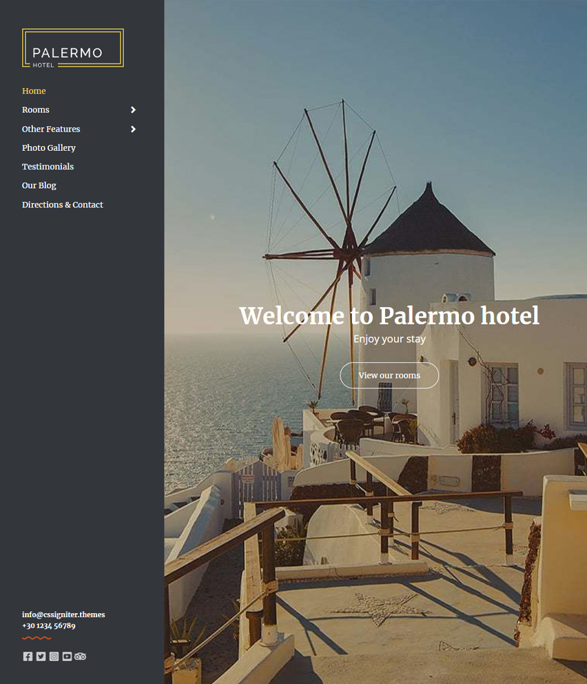 Palermo WordPress template