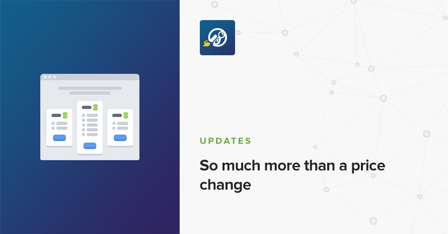 So much more than a price change WordPress template