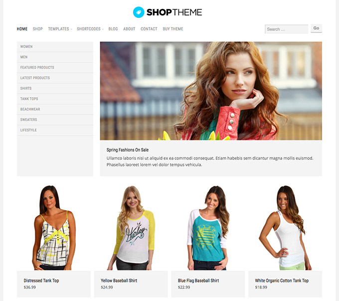 ShopTheme WooCommerce Theme