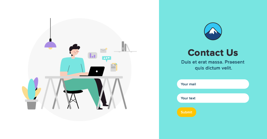 Block editor series – Contact Form 7 WordPress template